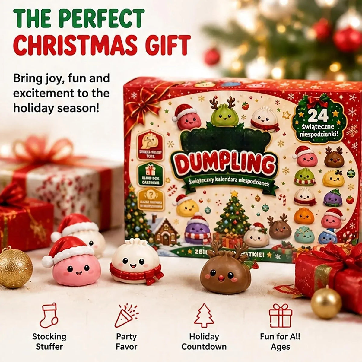 🎁Christmas Sale 69% OFF🎄24 Days of Squishy Christmas Surprises