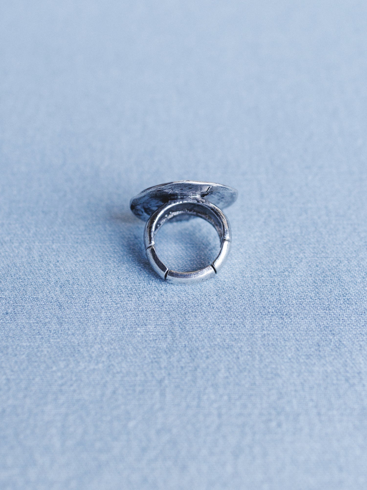 Starlit Stone Ring - Silver