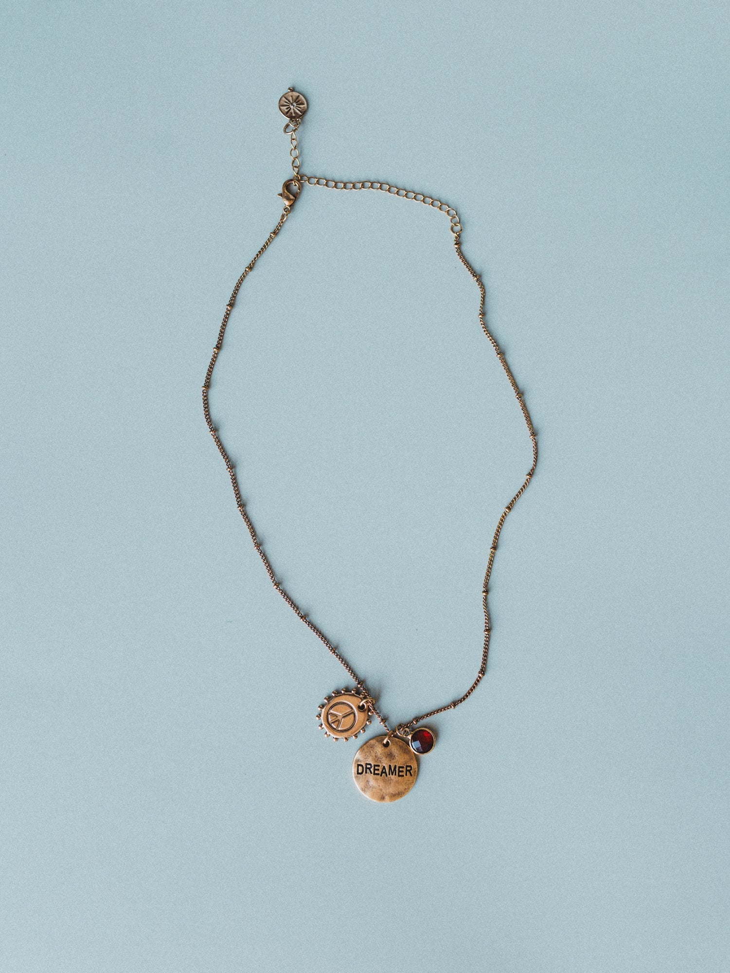 January Dreamer Birthstone Necklace - Garnet