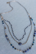 Turquoise Cascade Necklace - Blue Multi