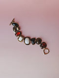 Honey Stone Bracelet - Brown Multi