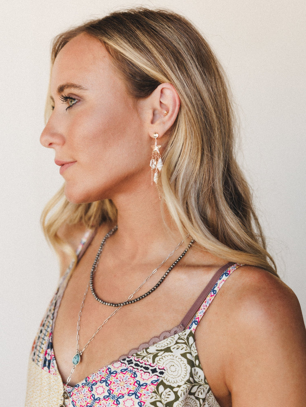 Pia Seashell Earrings - Gold