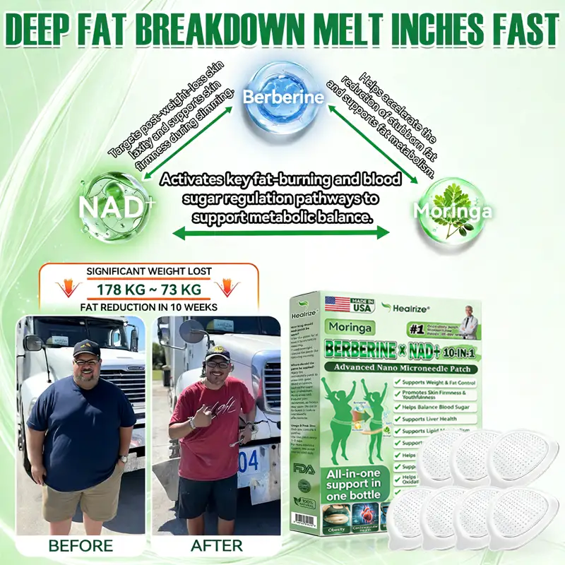 🇺🇸 𝐎𝐟𝐟𝐢𝐜𝐢𝐚𝐥 𝐔𝐒 𝐒𝐭𝐨𝐫𝐞🧑‍⚕️ | 🩺 𝐇𝐞𝐚𝐥𝐫𝐢𝐳𝐞® Moringa · Berberine × NAD+ 𝟏𝟎-𝐢𝐧-𝟏 𝐀𝐝𝐯𝐚𝐧𝐜𝐞𝐝 𝐍𝐚𝐧𝐨 𝐌𝐢𝐜𝐫𝐨𝐧𝐞𝐞𝐝𝐥𝐞 𝐏𝐚𝐭𝐜𝐡 🔥