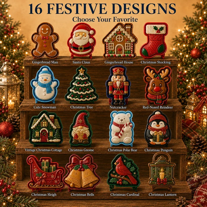⏰Only $9.99 Last Day Promotion!✨ 🎄16-Design Christmas Mini Pie MoldCollection🥧