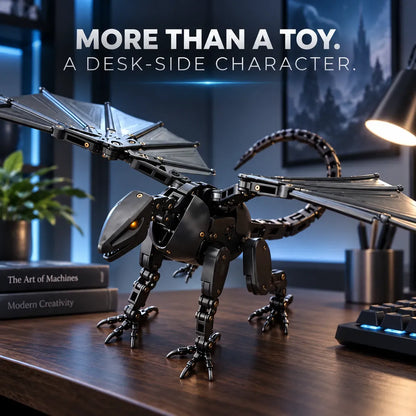 🥚🐉 DragonMorph – Mechanical Toy: Transformation from Egg to Dragon