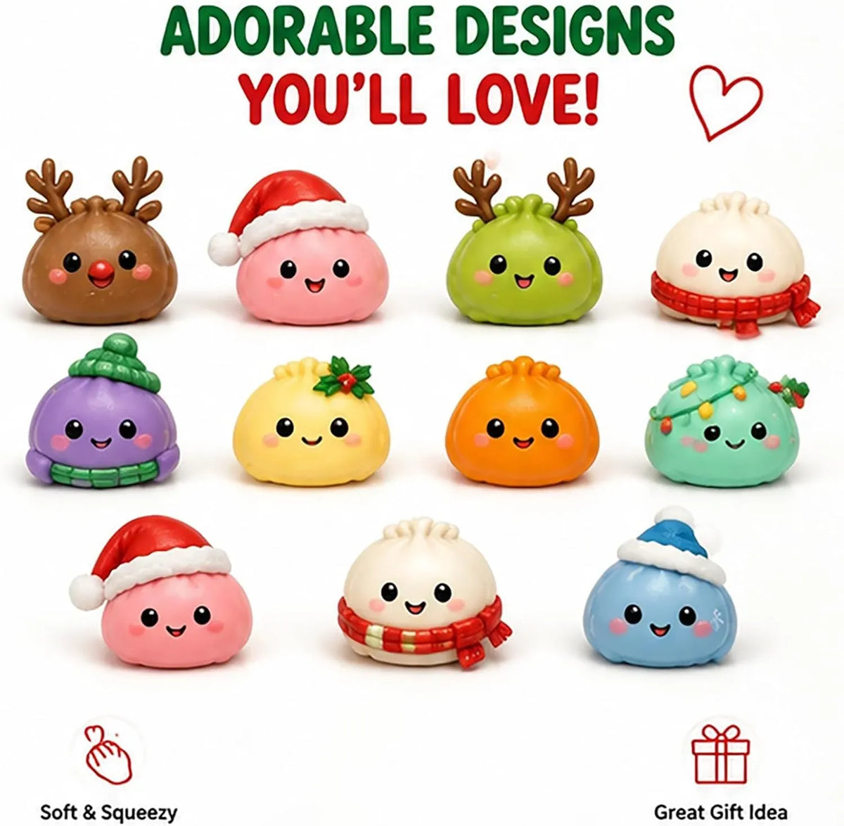 🎁Christmas Sale 69% OFF🎄24 Days of Squishy Christmas Surprises