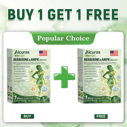 Official Store| Alcuras™🧑‍⚕️ Moringa × Berberine × AMPK 8-Benefit Slimming & Metabolic Nano Microneedle Patch 🇺🇸  Just once a day · Visible changes in 7 days  ✅ For obesity, loose skin, diabetes, sleep apnea, joint issues, and more