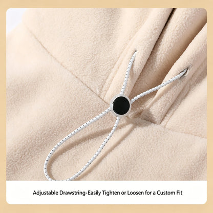 Fleece Double Layer Integrated Hat