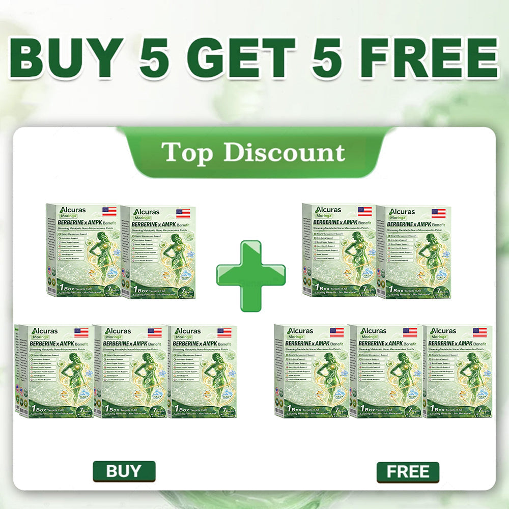 Official Store🔥| 🧑‍⚕️Alcuras™ Moringa × Berberine × AMPK 8-Benefit Slimming & Metabolic Nano Microneedle Patch 🇺🇸  Just once a day · Visible changes in 7 days  ✅ For obesity, loose skin, diabetes, sleep apnea, joint issues, and more