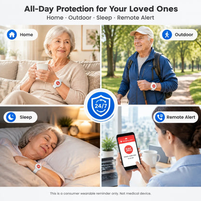 🔥🎁 Half-price offer: Safeguard the elderly—SOS emergency call wristband for seniors. 🆘