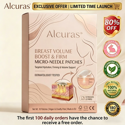 🍓Alcuras®  Targeted🦪 Breast Enhancement Advanced Nano Microneedle Patch💃