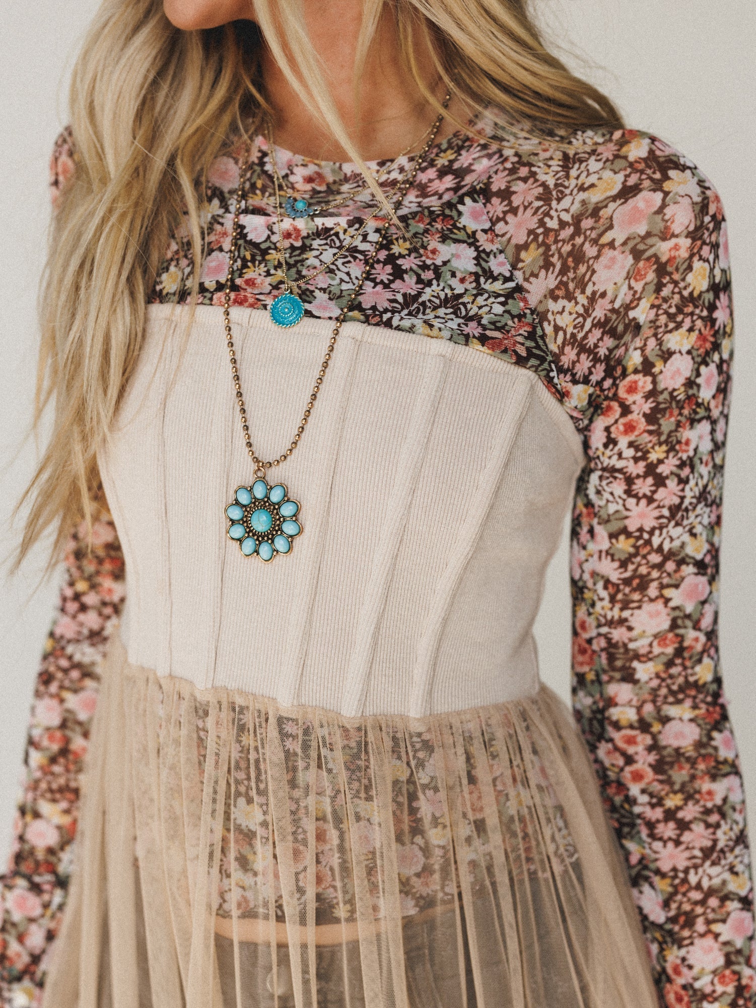 Suntrace Necklace - Turquoise