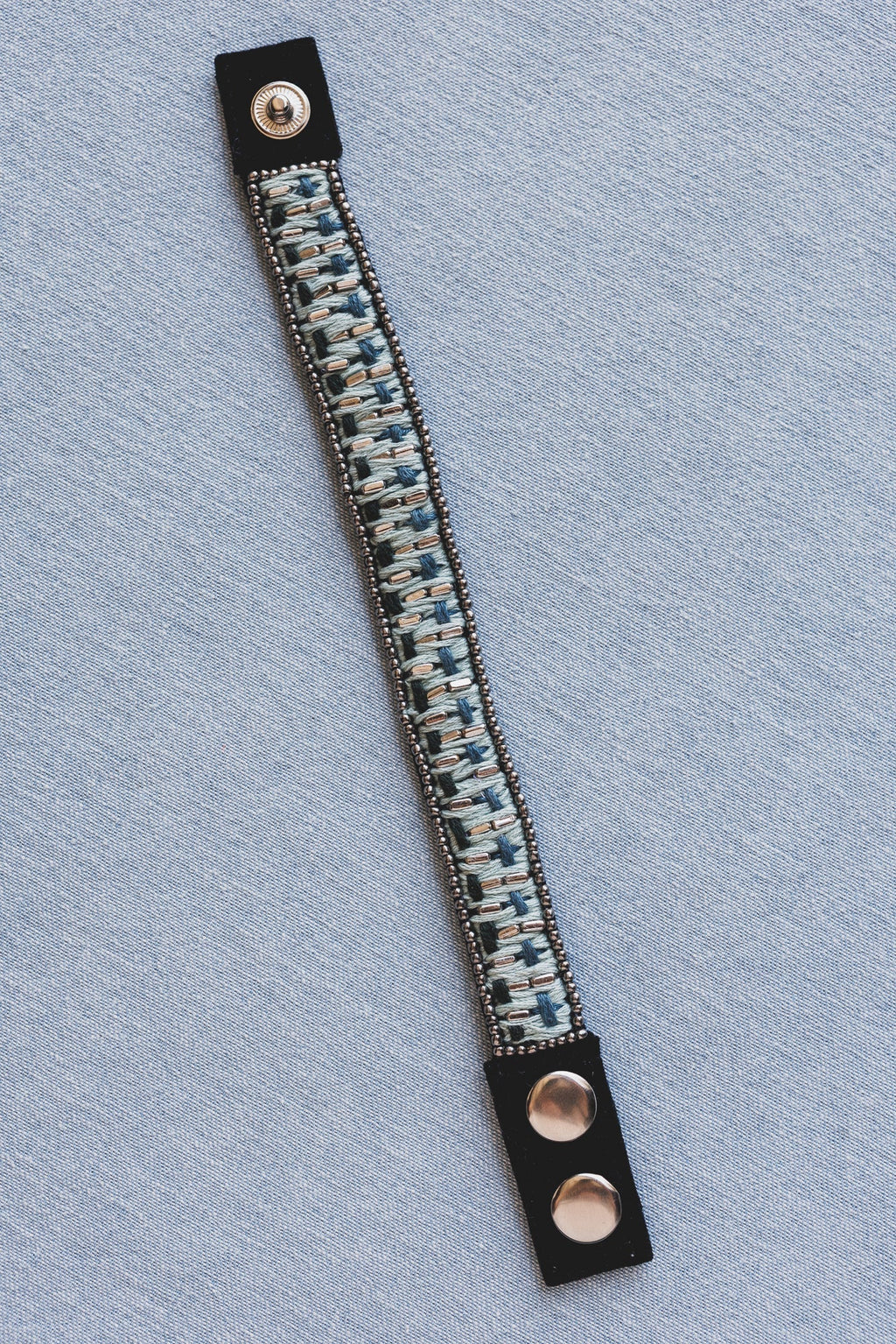 Velvet Halo Bracelet - Black