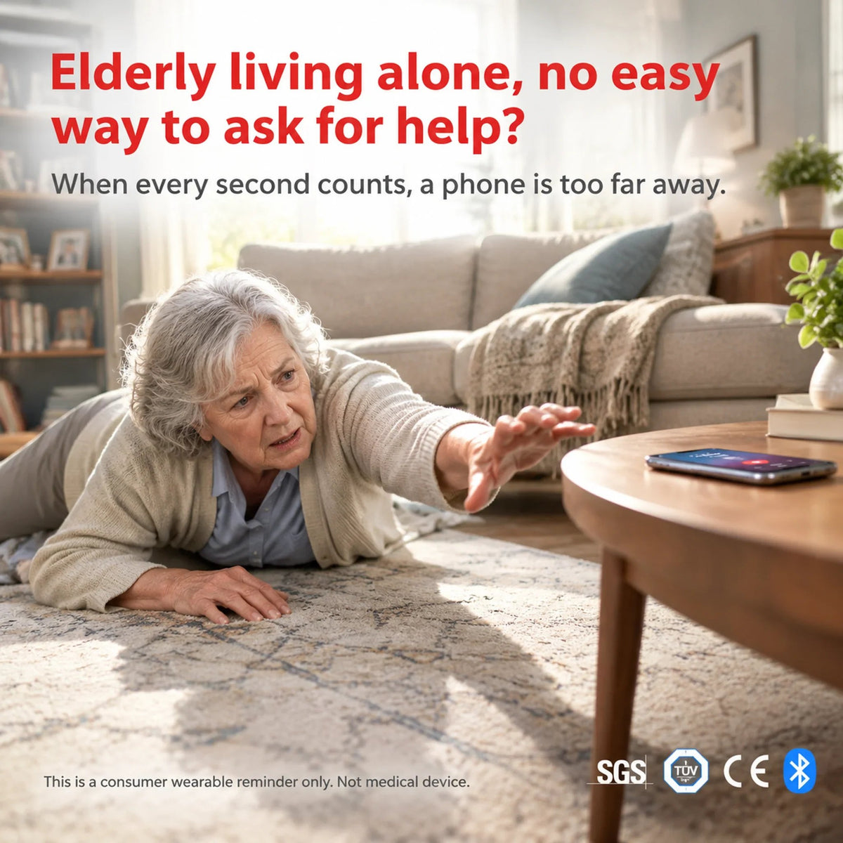 🔥🎁 Half-price offer: Safeguard the elderly—SOS emergency call wristband for seniors. 🆘