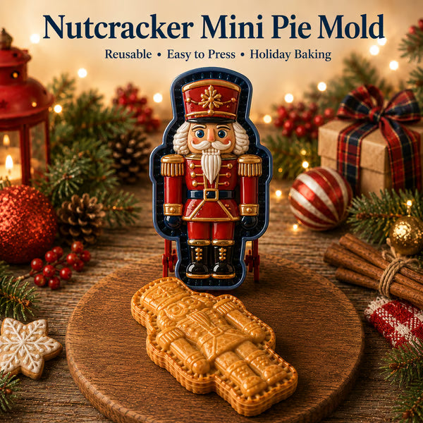 ⏰Only $9.99 Last Day Promotion!✨ 🎄16-Design Christmas Mini Pie MoldCollection🥧