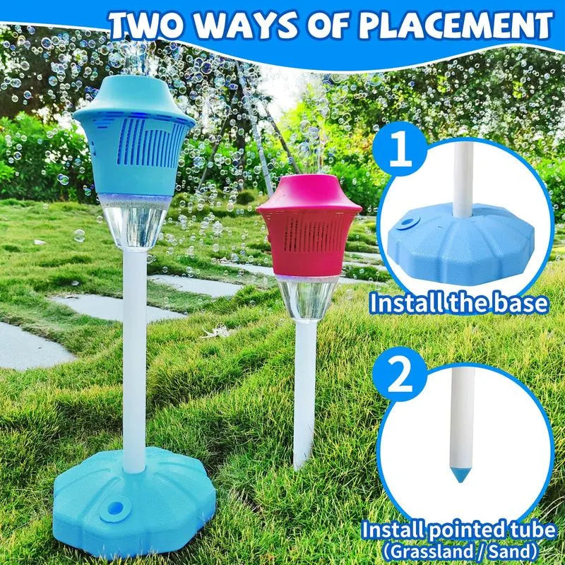 ✨🔥Bubble Maker for Kids – Adjustable Height Stand