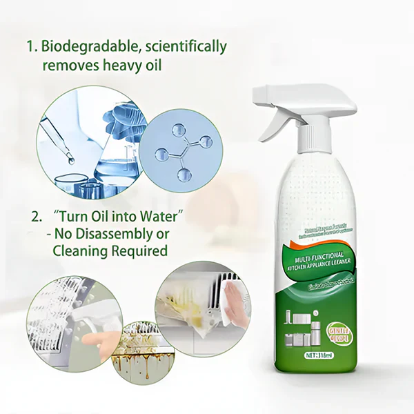 Natural 🍃Enzyme Formula Liquid Cleaner Gentle for Household Appliances✨
