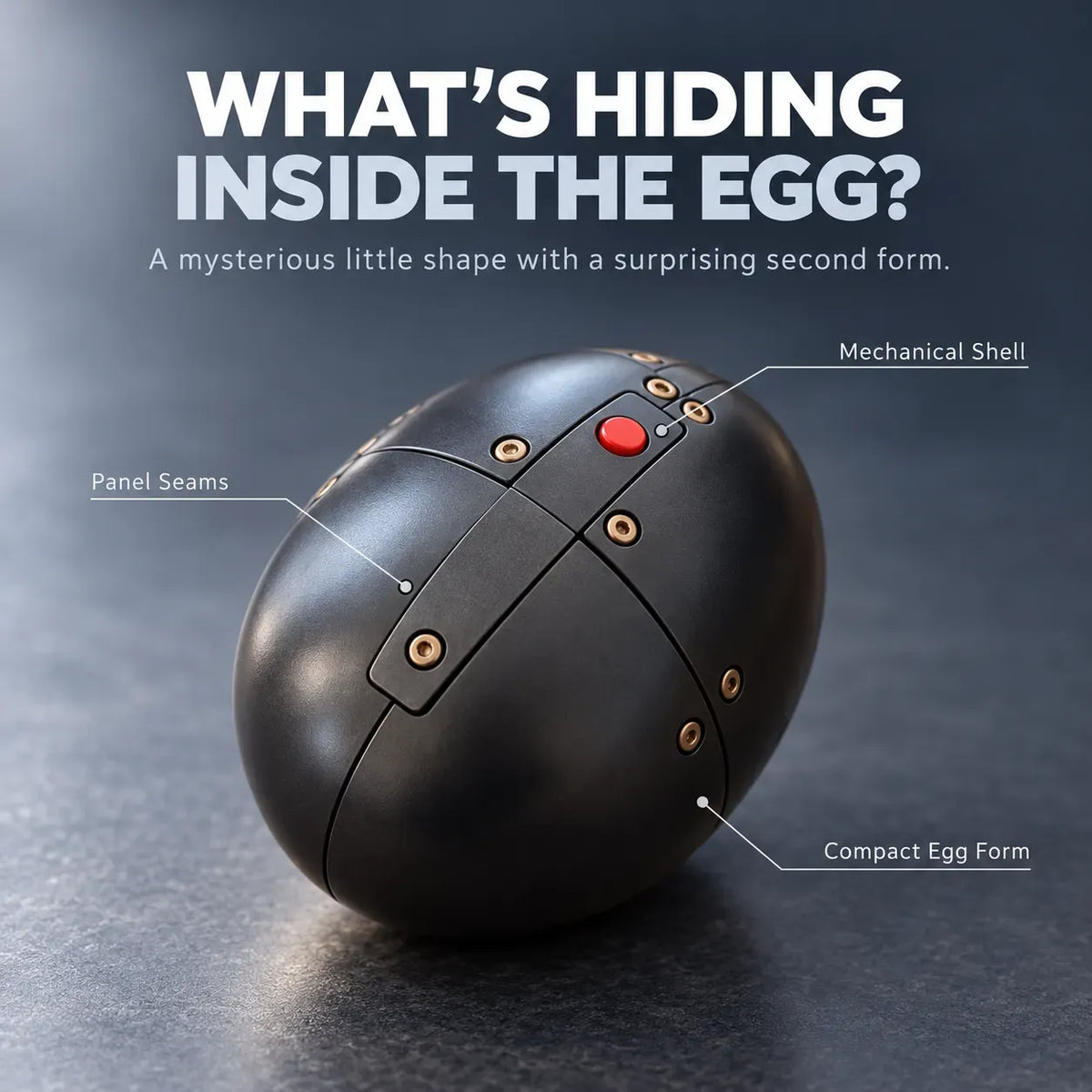🥚🐉 DragonMorph – Mechanical Toy: Transformation from Egg to Dragon