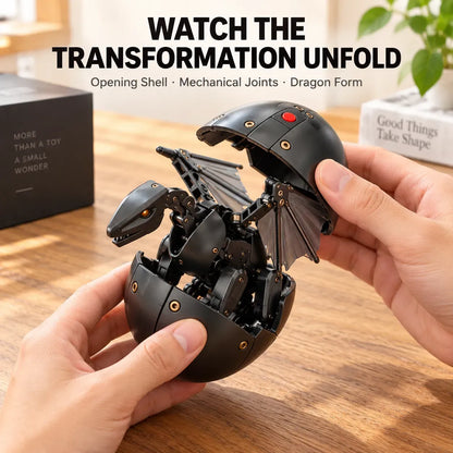 🥚🐉 DragonMorph – Mechanical Toy: Transformation from Egg to Dragon
