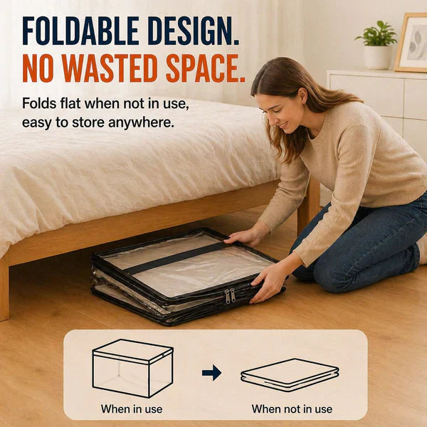 Limited 🔥TimePromotion 49% OFF 📦Large Heavy-Duty Thick Plastic Clear Storage Bag for Clothes, Moving & Storage