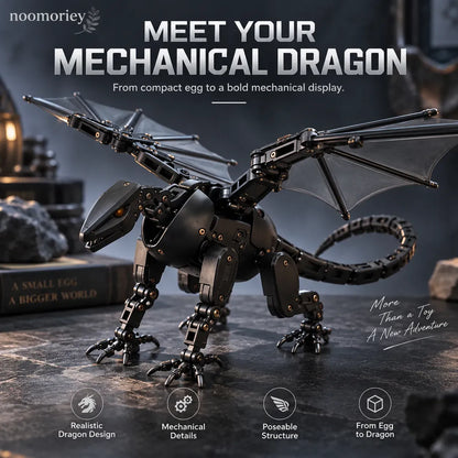 🥚🐉 DragonMorph – Mechanical Toy: Transformation from Egg to Dragon