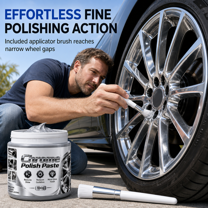 🔥Chrome Polish Paste for a Brilliant, Mirror-Like Shine ✨