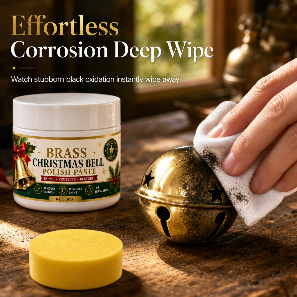 📢📢BUY 2 GET 1 FREE !! ⏰Brass Bell and Copper Polish Cream for Tarnish and Oxidation Removal