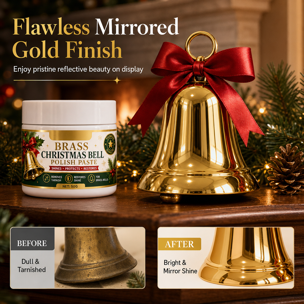 📢📢BUY 2 GET 1 FREE !! ⏰Brass Bell and Copper Polish Cream for Tarnish and Oxidation Removal